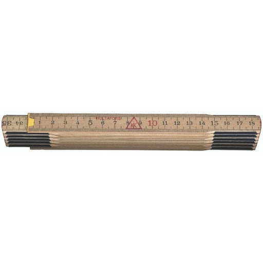 Hultafors - Gliedermaßstab Holzgliedermassstab 82-2-12 -Zoll- 2m − 10 Stück