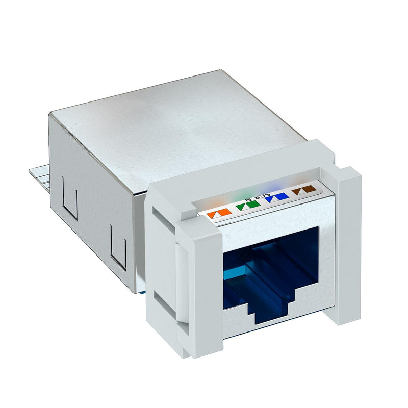 OBO Bettermann - Modularer Steckverbinder Anschlussmodul ASM-C6 GS CAT 6 Snap-In − 1 Stück
