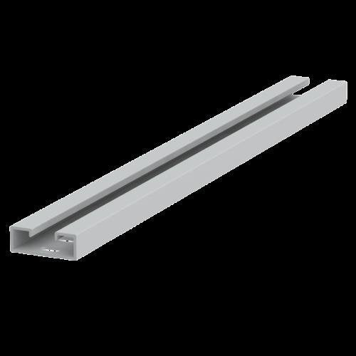 Unex - Stiel/Profilschiene Schiene 6050 lichtgrau − 24 Meter