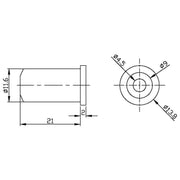 EFB-Elektronik - Knickschutz Knickschutztülle ETUE 1 29508.1 bis 8,5mm sw groß