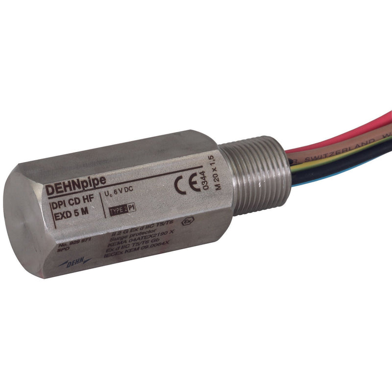 DEHN - Überspannungsableiter für Informations-/MSR-Technik Überspannungsableiter DPI CD HF EXD 5 M DEHNpipe Ex (d)
