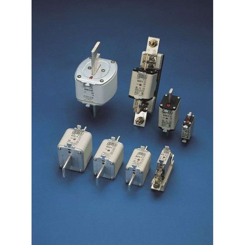 Siba - Messersicherung NH-Sicherungseinsatz 2021220.400 URM 400A NH2 690V − 3 Stück
