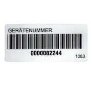 Beha-Amprobe - Kennzeichnungsmaterial Barcode-Aufkleber FTC00001063D(VE250) auf Rolle