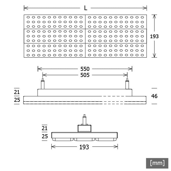 LTS Licht&Leuchten - Pendelleuchte LED-Pendelleuchte LUZD32110840BWDALIsw 840, DALI, sw