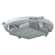 Kaiser - Zubehör/Ersatzteile für Leuchteneinbaugehäuse Frontteil HaloX 100 1281-68 DA 68x68 Sichtbeton − 8 Stück