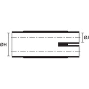 HellermannTyton - Aufteilkappe Warmschrumpfteil 203-1-G PO-X BK 2- Fingerstück sw