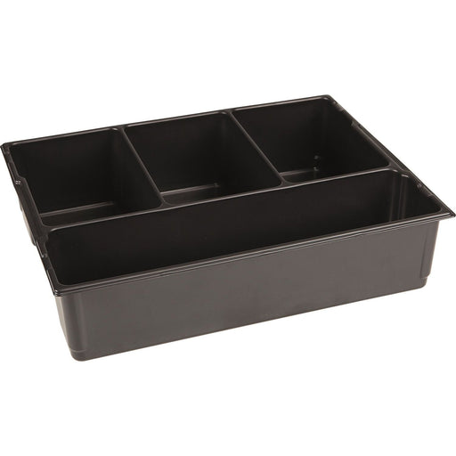Dresselhaus - Lager-/Transportbehälter Kleinteileeinsatz 4 Mulden 4299/000/06 42 LB 136 BSS