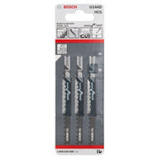 Bosch - Stichsägeblatt U 144 D 2608630568 Speed for Wood − 3 Packung