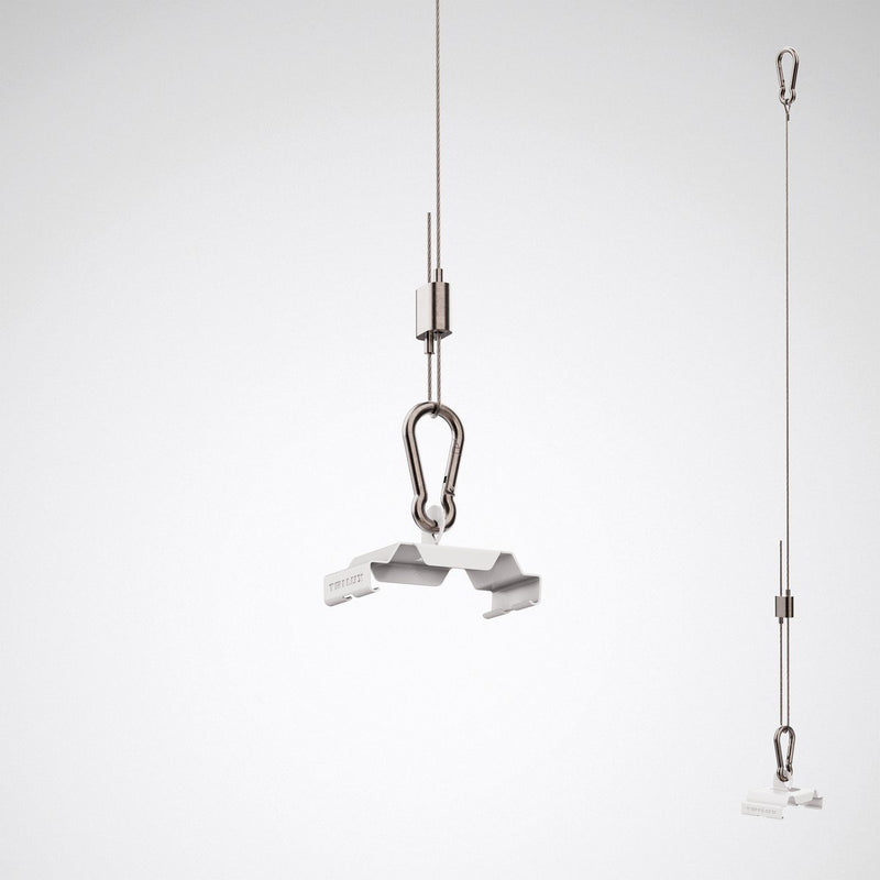 Trilux - Mechanisches Zubehör/Ersatzteile für Leuchten Seilabhängung A01DSXK/3000 078 01 weiß
