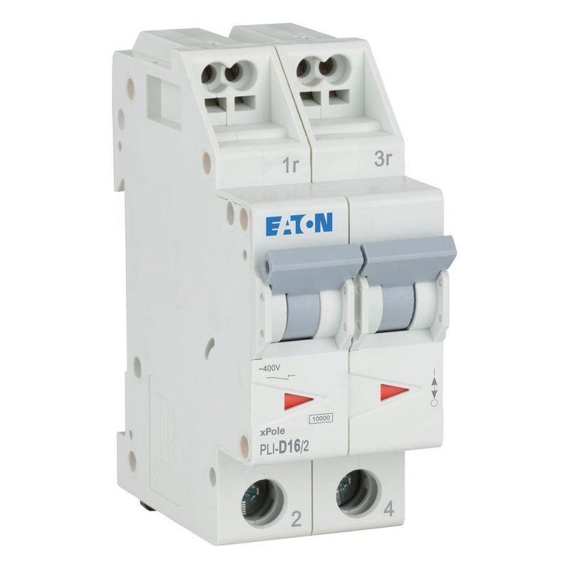 Eaton - Leitungsschutzschalter PLI-D16/2 D 16A, 2p Steckkl