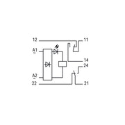 WAGO - Schaltrelais Relaismodul 288-512 AC/DC 24 V, 2W,gr