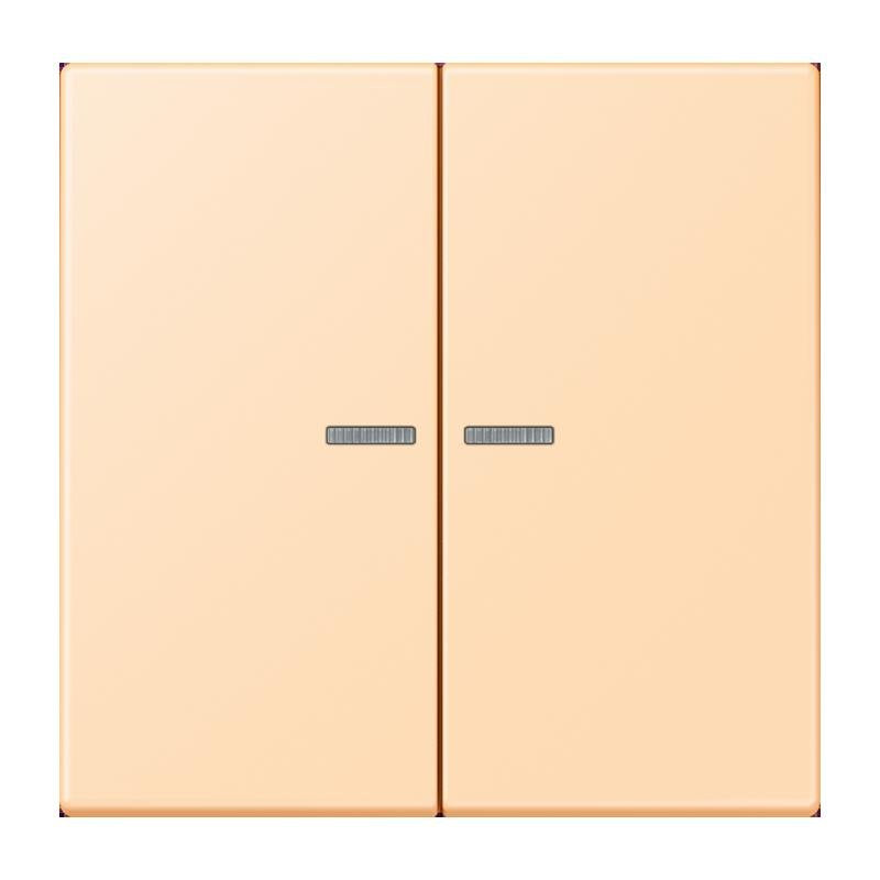 Jung - Bedienelement intelligent Taster 2fach BT LC 17102 223 ocre