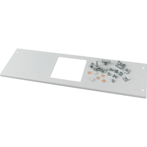 Eaton - Abdeckung/Blende/Beschriftungsleiste (Schaltschrank) Frontblende +Einbausatz XMN341006C NZM3 horizontal grau