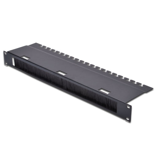 DIGITUS - Kabelführung für Gehäuse/Schränke Durchführungspanel DN-19 ORG-3U-SW 1HE schwarz