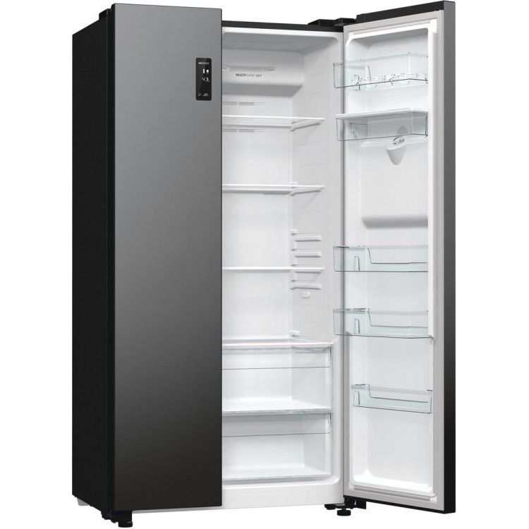 Gorenje - Kühl-/Gefrierkombination Kühl/Gefrierkombi SbS NRR9185EABXLWD TwistIce,Wasserber