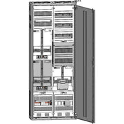 ABN - Zähler-Komplettschrank Zählerschrank S29ZZ120Z 3Pkt 2Z 1T HLAK