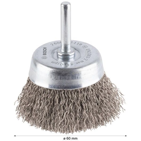 Bosch - Rotierende Drahtbürste PRO Stainless Steel clean 2608622118 Topfbürste gerader