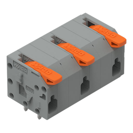 WAGO - Leiterplattenklemme 2601-1503 1,5mm²,gr − 70 Stück