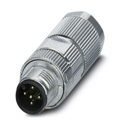 Phoenix Contact - Rundsteckverbinder, feldkonfektionierbar (Industriesteckverbinder) Steckverbinder SACC-M12MS-5CT-CM SH