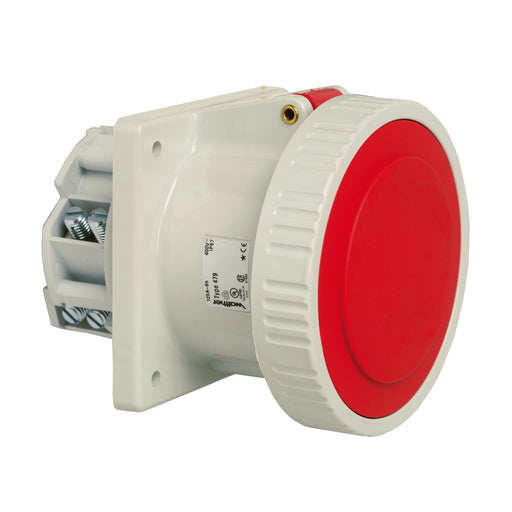 Walther Werke - CEE-Anbausteckdose (IEC 60309) Anbaudose gerade 125A 479NI 5P 400V 6h IP67