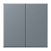 Jung - Abdeckung/Bedienelement für Installationsschalterprogramme Wippe 2fach LC 995 251 gris 59 (4320H)