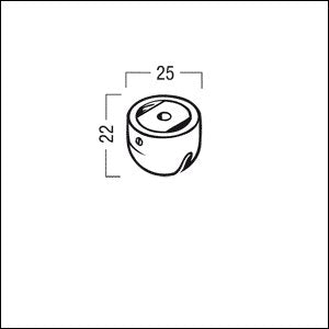 Zumtobel - Mechanisches Zubehör/Ersatzteile für Leuchten Aufhängedom ws S2 505370