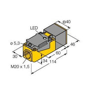 Turck - Induktiver Näherungsschalter Sensor BI15-CP40-AD4X induktiv