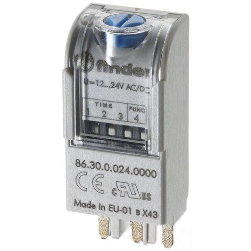 Finder - Zeitrelais Zeitmodul 86.30.0.024.0000 12-24VAC/DC,IP20 − 1 Stück by Finder
