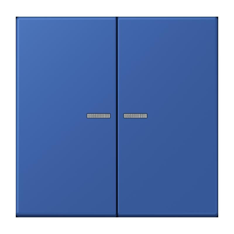 Jung - Bedienelement intelligent Taster 2fach BT LC 17102 253 bleu outremer 59