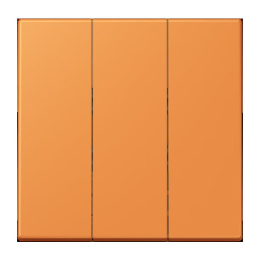 Jung - Abdeckung/Bedienelement für Installationsschalterprogramme Wippe 3fach LC 993 BF 225 orange clair (32081)