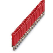 Phoenix Contact - Querverbinder/Brücker für Reihenklemme Brücke LB 100-6 RD Polzahl:100 rot − 10 Stück