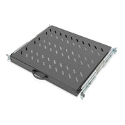 DIGITUS - Komponente für den Ausbau (Schaltschrank) Ausziehbarer Fachboden DN-19 TRAY-2-600-SW 1HE,RAL 9005