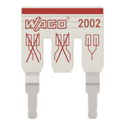 WAGO - Querverbinder/Brücker für Reihenklemme Schachtelbrücker 2-fach 2002-473/011-000 von 1 auf 3,lgr − 25 Stück