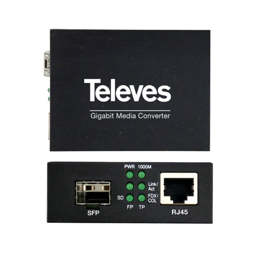 Televes - Media Konverter Medienkonverter MKRJ45-SFP RJ45-SFP SM/MM