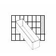 Cimco Werkzeuge - Sortimentskasten für Schrauben Facheinsatz 55-A9-3 47x39x163mm