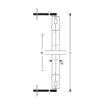 Radium Lampenwerk - Infrarotlampe Halogeninfrarotstrahler ITT 2200W235V0102