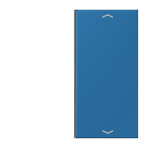 Jung - Abdeckung/Bedienelement für Installationsschalterprogramme Taste 2fach m. Pfeilsymb. LC 402 TSAP 211 bleu ceruleen 31
