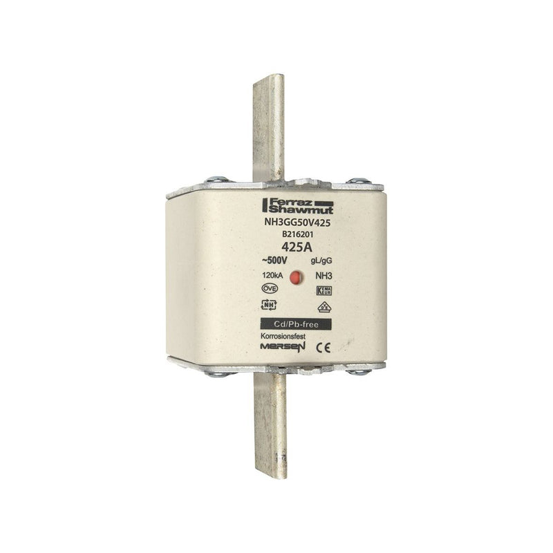 Mersen - Messersicherung NH-Sicherungseinsatz SF NH3GG50V425 Gr.3 gG 425A/500V KM