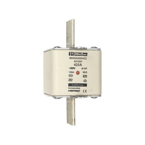 Mersen - Messersicherung NH-Sicherungseinsatz SF NH3GG50V425 Gr.3 gG 425A/500V KM