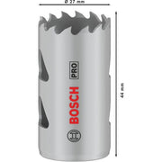 Bosch - Lochsäge PRO Multi Material 2608901499 Lochsäge 27 mm mit