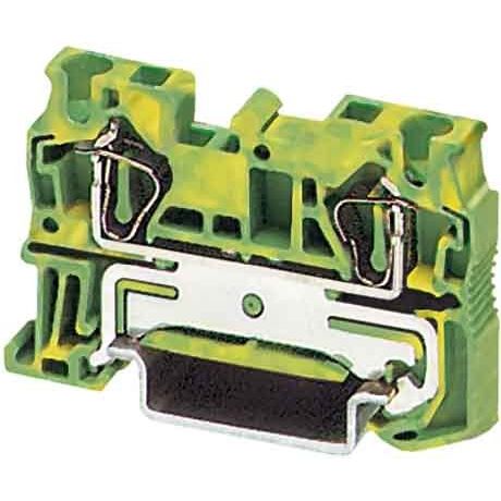 Phoenix Contact - Schutzleiter-Reihenklemme Zugfederklemme ST 4-PE 0,08-6qmm gn-ge