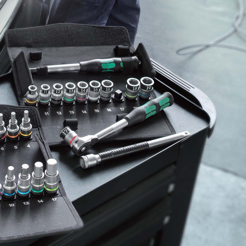 Wera - Umschaltknarre Zyklop Hybrid-Knarre 05003780001 mit Umschalthebel