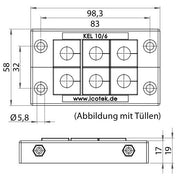 Bernstein - Zubehör/Ersatzteile für Säule (Schaltschrank) Schnittstellenplatte 9806000153