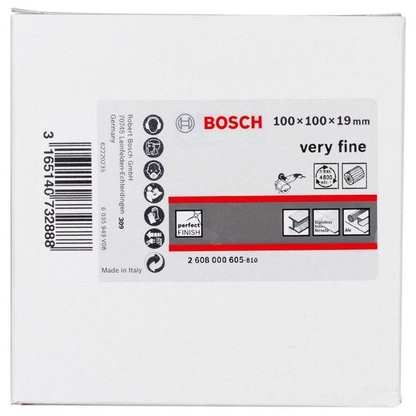 Bosch - Trenn-/Schleifscheibe Lamellenschleifwalze mit 2608000605 Vlies 19 mm super