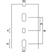 HellermannTyton - Verdrahtungskanal HF HTWDHF-25X75-PC/ABS grau − 2 Meter