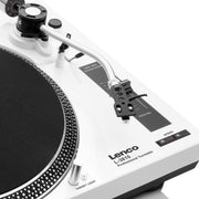 LENCO - Schallplattenspieler Plattenspieler L-3810WH USB,Direktantrieb