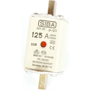 Siba - Messersicherung NH-Sicherungseinsatz 2020908.63 63A NH00 aM 690V − 3 Stück