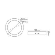 Nobile - Decken-/Wandleuchte LED-Aufbau-Panel 1560770412 830
