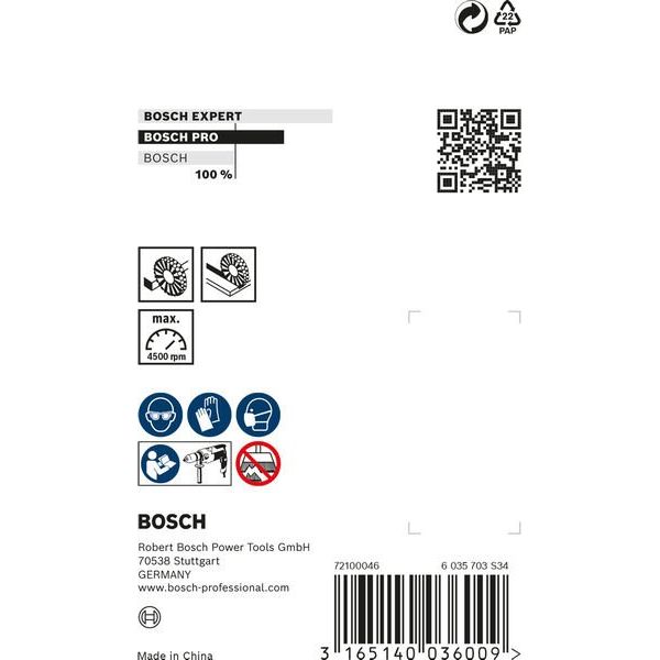 Bosch - Rotierende Drahtbürste PRO Multi Material clean 2608622009 Scheibenbürste