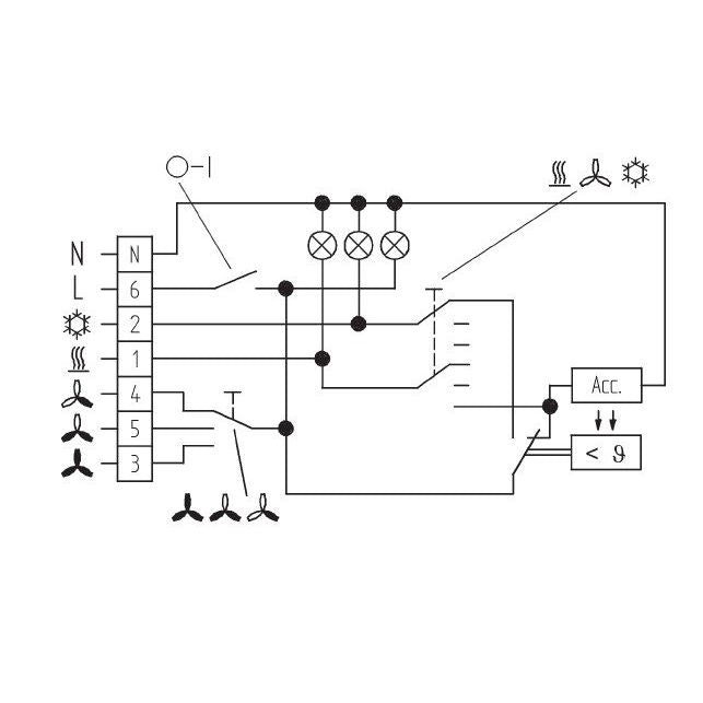 Eberle Controls - Raumthermostat/Uhrenthermostat Klimaregler KLR-E 7004